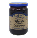 Confiturelle Myrtille, Cassis, Cranberry 300g