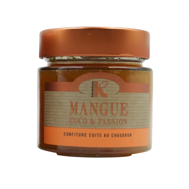 Confiture de mangue, coco & passion 270g