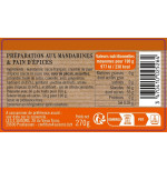 Préparation aux mandarines & pain d'épices 270g