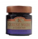 Confiture de cerise noire & citron vert 270g