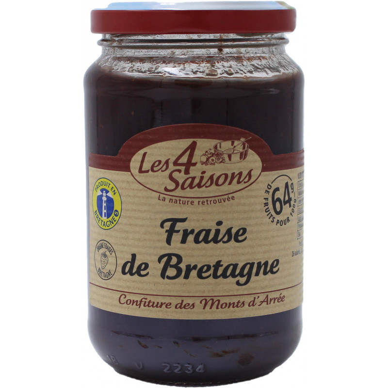 Confiture fraise de bretagne 400G